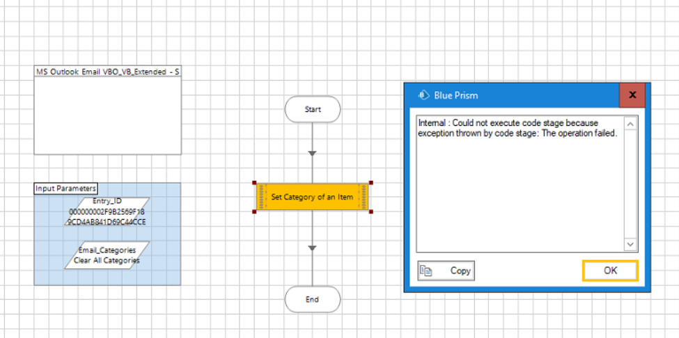 Exception Type : Internal and Exception Detail :Co... - SS&C Blue Prism ...