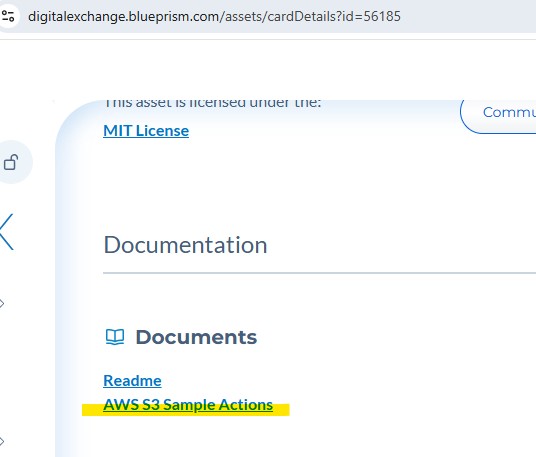 AWS S3 [ Card -56185] Sample action BP does not co... - SS&C Blue Prism ...